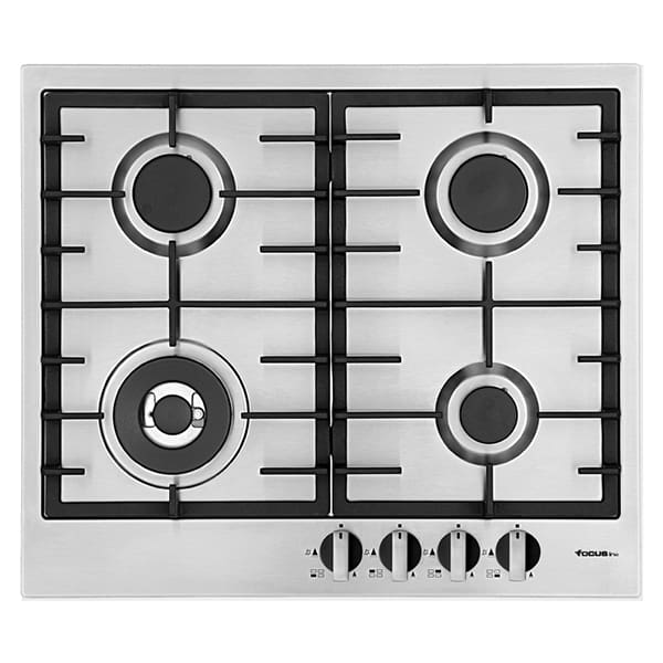 Plaque à Gaz FOCUS 4 Feux Inox (F.804X) Plaque à Gaz FOCUS 4 Feux Inox (F.804X)